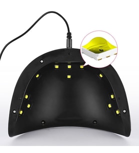 36W UV LED Jel Tırnak Kurutucu Kızılötesi Algılama LCD Ekran Akıllı Zamanlayıcı 
