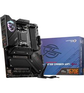 MSI Mpg X670E Carbon Wi-Fi AMD AM5 DDR5 ATX Anakart - Outlet