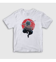 Presmono Unisex Çocuk Beyaz Inosuke Hashibira Anime Demon Slayer Kimetsu No Yaiba T-Shirt 308421tt