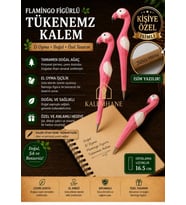 Kalemhane Kişiye Özel El Oyma İşçilik Özel Yapım Tükenmez Kalem Pelikan Figürlü