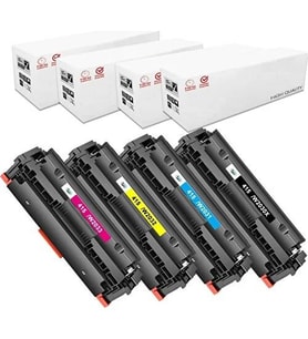 Hp Laserjet M454DN Uyumlu Chipli Muadil Toner 415A 2400SY 4renk (Siyah)