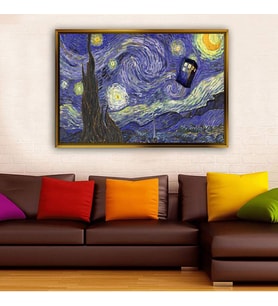 Altın Çerçeveli dekoratif tablo a2055 (Gold)