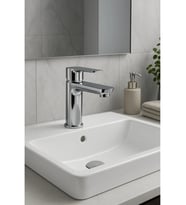 Lüks Sabit L.abo Bataryası Tek Kollu Musluk – Su Tasarruflu Banyo & Mutfak Uyumlu