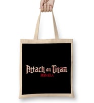 Attack On Titan Best Logo Bez Çanta Uzun Saplı