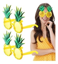 Periboia Tropikal Hawaii Ananas Şekilli Parti Gözlüğü (Çok Renkli)