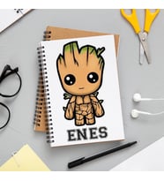 Groot Marvel Defteri Kişiye Özel