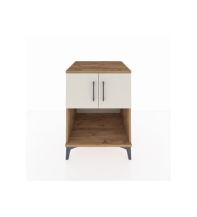 Kronos Komodin 2 Raflı 2 Kapaklı 60x59x80 Çam-Aytaşı