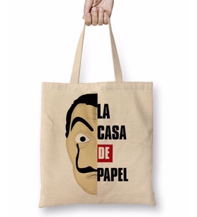 La Casa De Papel Salvador Dali Bez Çanta Uzun Saplı