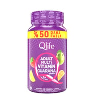 Qlife Adult Multivitamin Guarana Gummies 60 Çiğnenebilir Tablet