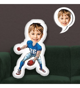 eJOYA Kişiye Özel Fotoğraflı Amerikan Futbolcu Yastık 115525