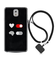 Samsung Note 3 4 5 8 9 20 Ultra 10 Lite Kılıf Boyun Askılı Silikon Love Brain 1722