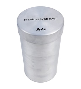 STERİLİZASYON KABI (Petri kabı için) (Beyaz)