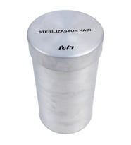 STERİLİZASYON KABI (Petri kabı için) (Beyaz)