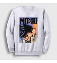 Presmono Unisex Beyaz Poster Müzik Mitski Sweatshirt 544728tt