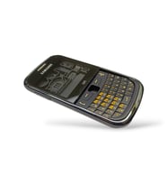 Samsung S3350 Kasa Samsung Galaxy S3350 Uyumlu Siyah Renk Orta Kasa Ön Arka Kapak Tuş Takımı