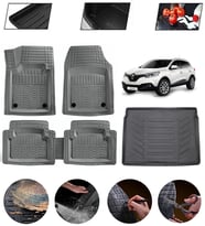 Renault Kadjar Uyumlu Paspas Araca Özel Bagaj Havuzu MBS Gri