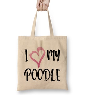 Poodle Mom 014 Bez Çanta Uzun Saplı
