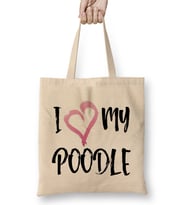 Poodle Mom 014 Bez Çanta Uzun Saplı