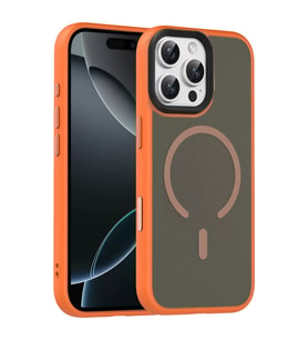 iPhone 16 Pro Max Megane Magsafe Kapak - Turuncu