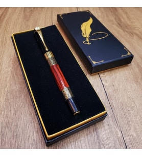 Gold Desenli Metal Roller Kalem