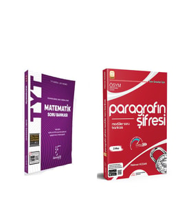 Karekök TYT Matematik ve Parağrafın Şifresi Modüler Soru Bankası 2 Kitap Set