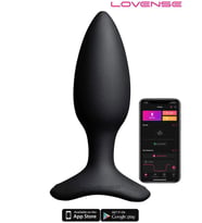 Lovense HUSH 2 Telefon ve Bluetooth Kontrollü  Plug 1.5¨ (Siyah)