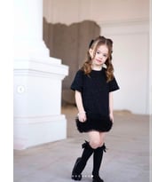 Simli Kumaş Kız Çocuk Elbise - 4/11 Yaş - 31759