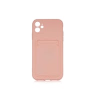 Apple iPhone 12 Uyumlu Kılıf Zore Ofix Kapak (Pembe)