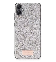 Northcity Bright Simli Kapak - Gümüş Samsung Galaxy A05 ile Uyumlu Zarif Boncuk İşlemeli Telefon Kılıfı