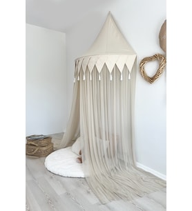 Duvar Tentesi Bayraklı 100 Cm Natural Beige