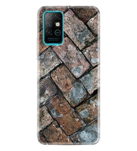 Infınıx Note 8 Kılıf Desenli Silikon Kılıf Retro Stone 1324