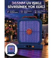 Şarjlı Uv Işıklı Sinek Öldürücü Cihaz Elektrikli Sivrisinek Yok Edici