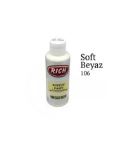 Rich Master Akrilik Boya 120 cc. 106 Soft Beyaz 
