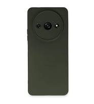Xiaomi Redmi A3 4g Kılıf Nano İçi Kadife Silikon - Koyu Yeşil
