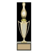 ODAK KUPA - Figürlü Kupalar - Bowling / Pin Figürlü Kupalar FG-039 B - 33 cm