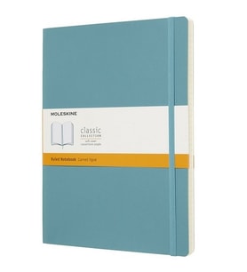 Moleskine Yumuşak Kapak Defter Mercan Mavisi (Çizgili - 19x25) - 5543