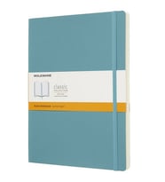 Moleskine Yumuşak Kapak Defter Mercan Mavisi (Çizgili - 19x25) - 5543