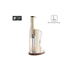Jumbo x Homend Artfood 1925H 800 W Krem El Blender Seti Teşhir