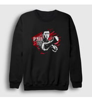 Presmono Unisex Siyah Wing Chun Ip Man Sweatshirt 433388tt