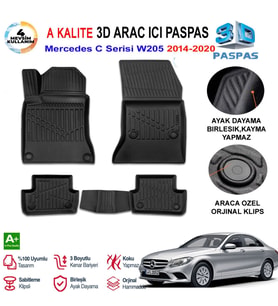 Mercedes C Serisi w205 3D Paspas Havuzlu Pro 2014-2020 Arası