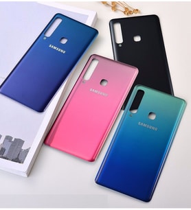 Samsung Galaxy A9 2018 A920 Arka Kapak Pil Batarya Kapağı ORJİNAL (Siyah)