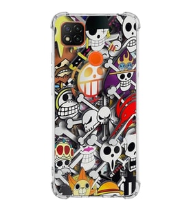 Xiaomi Redmi 10A Köşe Korumalı Antişok Kapak Anime Tasarımlı Şeffaf Silikon Kılıf