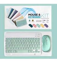 Zr20Km Yeşil Kablosuz Klavye Mouse Set