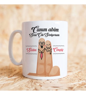 Kişiye Özel Canım Kardeşim İsme Özel Kupa Bardak