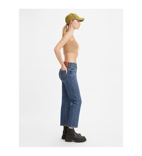Levi's Kadın 501 Jeans Yüksek Bel Kısa Paça Kot Pantolon - A7739-0005 (Mavi)
