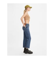 Levi's Kadın 501 Jeans Yüksek Bel Kısa Paça Kot Pantolon - A7739-0005 (Mavi)