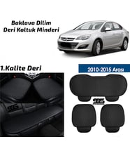 Opel Astra J 2010-2015 Siyah Deri Oto Koltuk Minderi