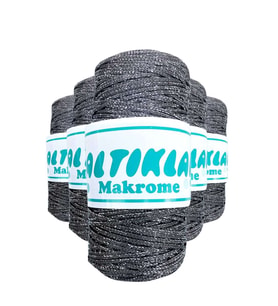 5 Adet Polyester Simli Makrome İpi S-420