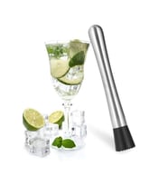 Paslanmaz Çelik Buz Kırma Ezme Çubuğu Mojito Kokteyl Yapma Tokmağı Nane Limon Meyve Ezici Muddler (Metal)