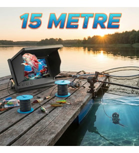 Konyax 15 Metre Sualtı Balık Tutma Kamerası